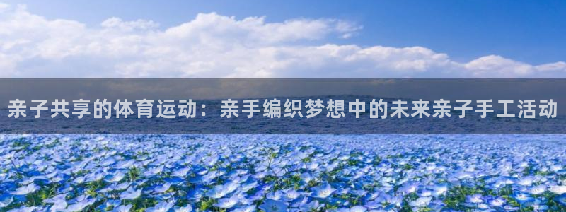 谈球吧：亲子共享的体育运动：亲手编织梦想中的未来亲子手工活动