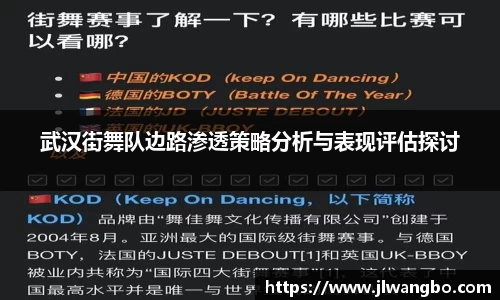 武汉街舞队边路渗透策略分析与表现评估探讨